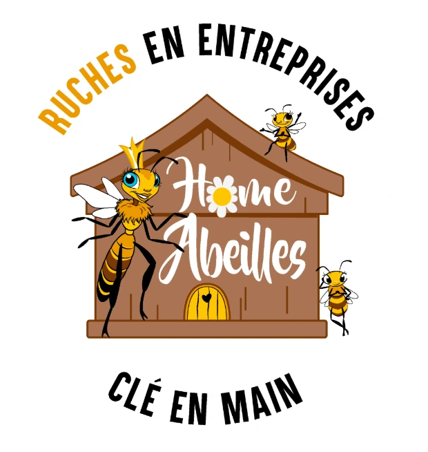 Logo Home Abeilles, ruches clé en main en entreprise